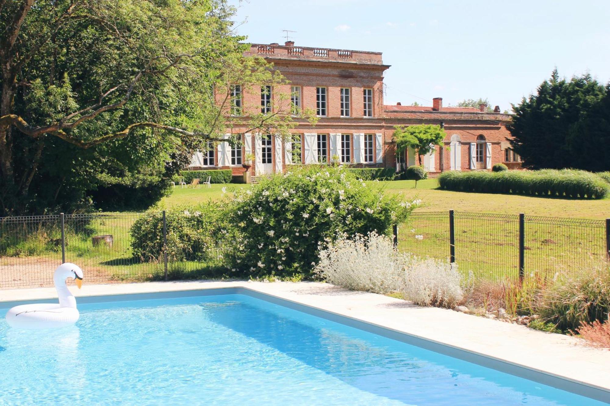 Gite Manzana Au Chateau Lavalade Castelsarrasin Exteriör bild